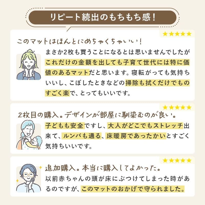 PARKLON Soft Cushion Mat, Antibacterial, Waterproof, Soundproof, Flameproof, Memory Foam, Reversible, Play Mat