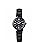 Seiko Watch Lucia I Collection Mini Solar Watch, black, Bracelet Type