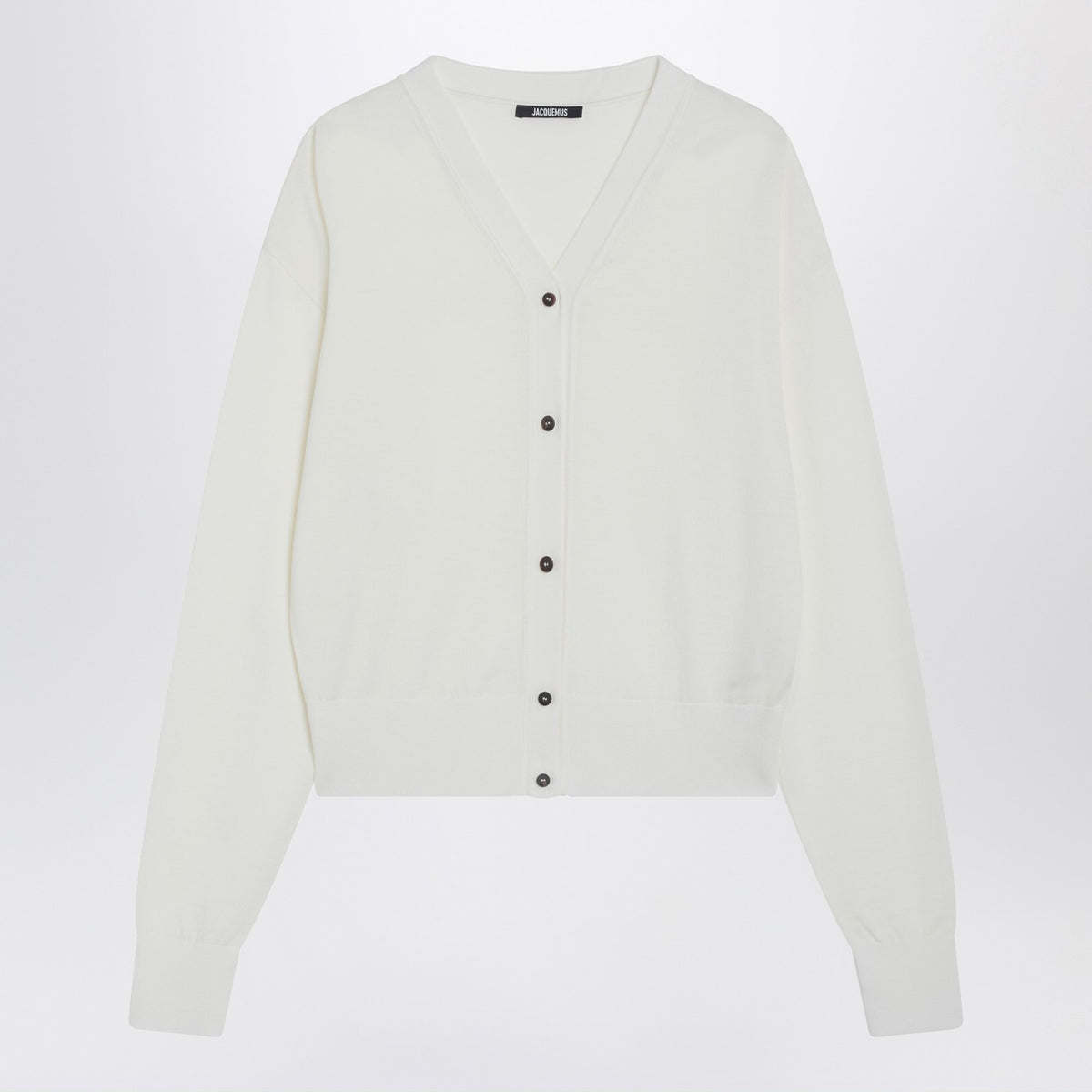 Jacquemus Jacquemus White Wool Blend Cardigan - Image 2