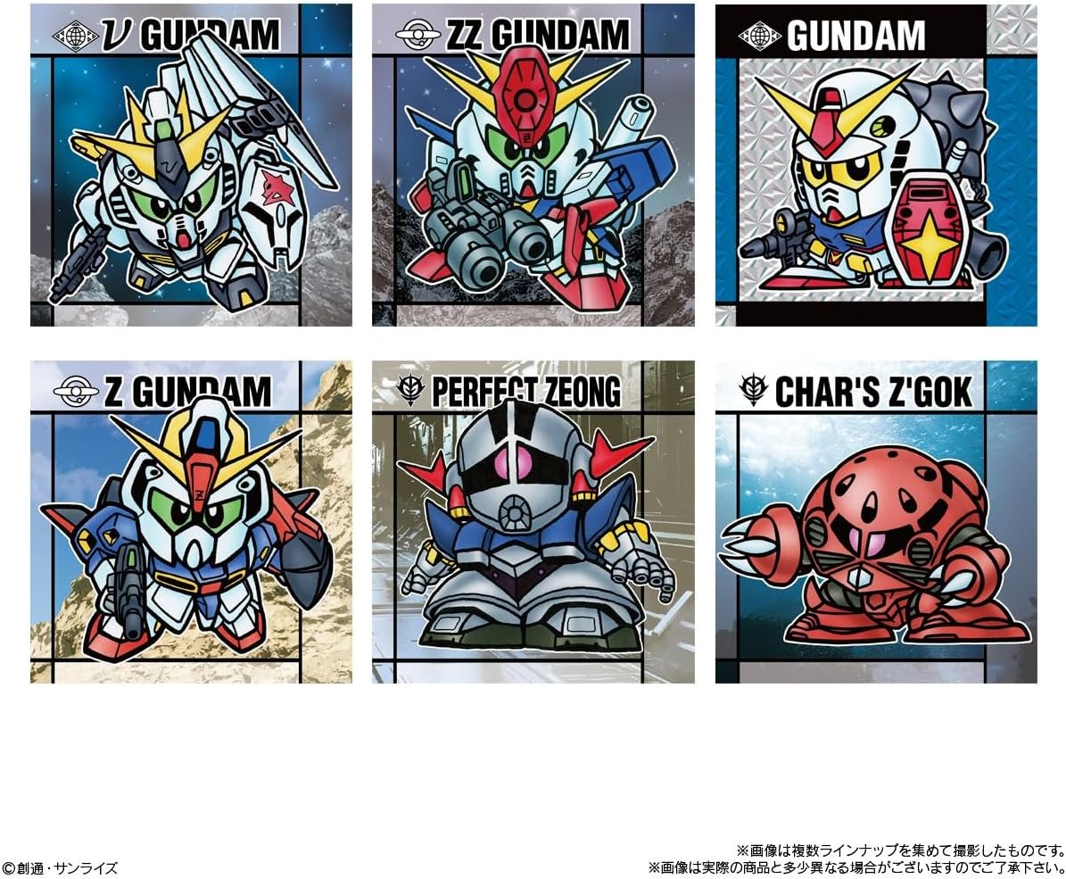 Original SD Gundam Snack, Box of 10 (Candy Toy)
