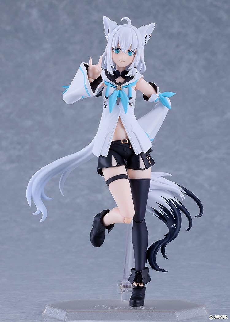 Max Factory Figma Holo Live Productions Fubuki Shirakami Non-Scale Plastic Pre-Painted Action Figure