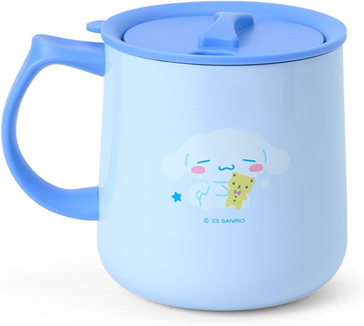 Sanrio 297011 Stainless Steel Mug with Lid, Cinnamo Roll, Body: Stainless Steel Copper (Acrylic Resin Coating), Lid (Drinking Mouth) Handle: Polypropylene, Gasket/Bottom Surface: Silicone Rubber, Heat