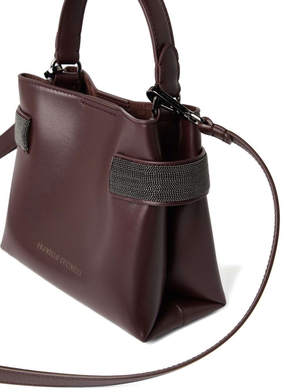 Brunello Cucinelli Essenceスモールレザーハンドバッグ - Image 2