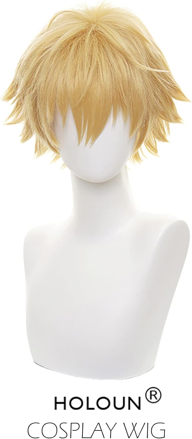 HOLOUN Chainsawman Denge Wig Cosplay Tool, Halloween, Christmas, Festival, Gift