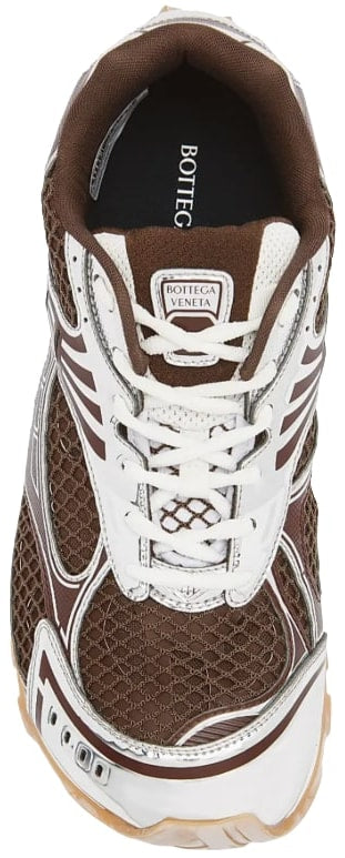BOTTEGA VENETA 'FONDANT/SILVER' ORBIT SNEAKERS
