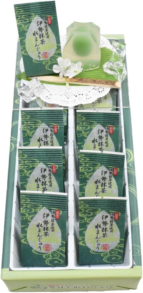 Ise Matcha Water Manju 10 Pieces FUJI Mie Prefecture Ise Shima Souvenir