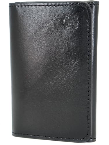 Belkutt Premium Italian Leather Business Card Holder, Genuine Leather, Vegetable Tanned