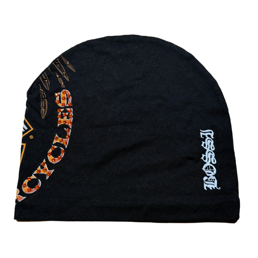 BOSSI 'HARLEY EAGLE' RHINESTONE BEANIE