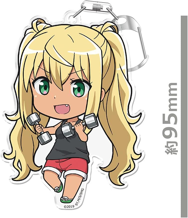 Azu Maker How Many Kilograms Can I Hold Dumbbells? Punikoro! Key Chain (with Stand) Hibiki Sakura, Free
