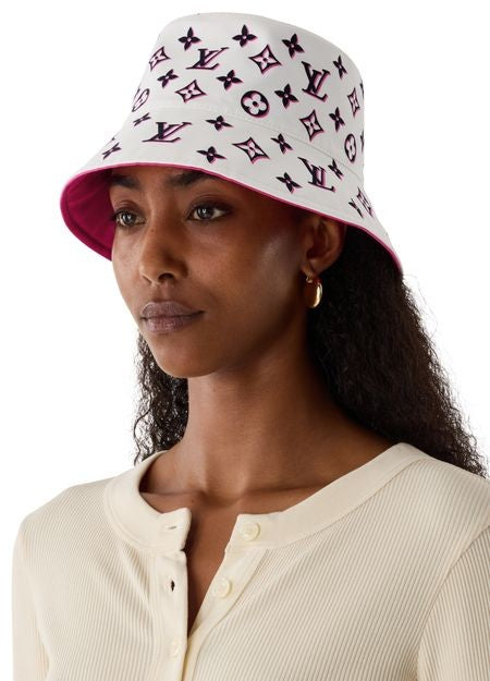 LOUIS VUITTON Monogram Infinity Bucket Hat - Image 2