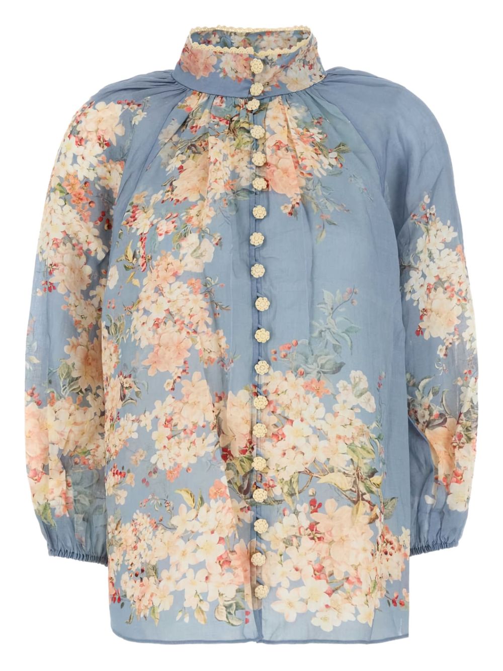 Zimmermann Zimmermann Cascadianプリントブラウス - Image 2