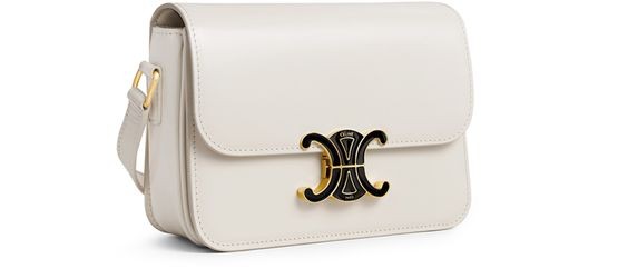 CELINE Teen Triomphe bag in shiny calfskin with enamel closure - Image 2