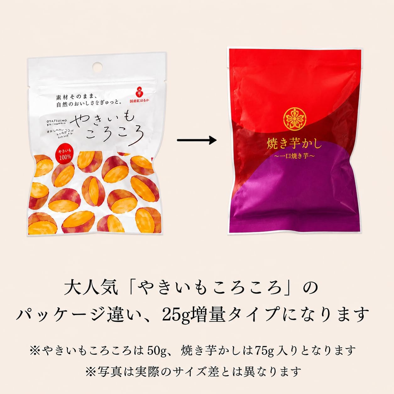Tokangdo Roasted Potato Scar (2.6 oz (75 g) x 4 Bags), No Additives, Made in Japan, Red Haruka, Sweets, Father's Day Present, Gift