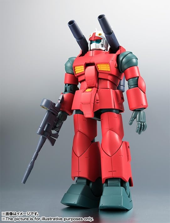 BANDAI SPIRITS ROBOT Spirits Mobile Suit Gundam RX-77-2 Gun Cannon Ver. A.N.I.M.E. (Resale Version), Approx. 4.9 inches (125 mm), PVC & ABS, Painted Action Figure
