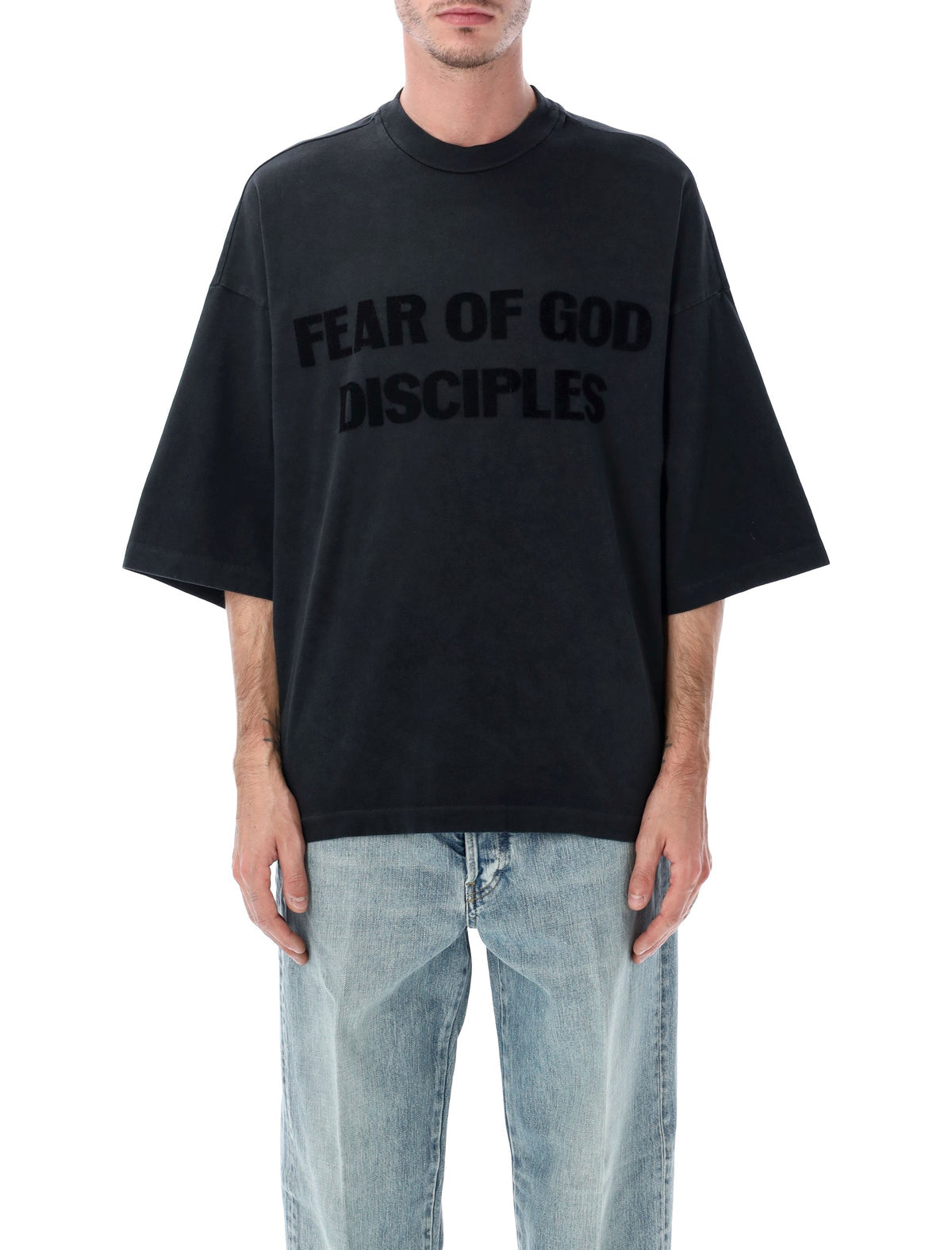 Fear Fear Of God T シャツとポロシャツ ブラック - Image 2