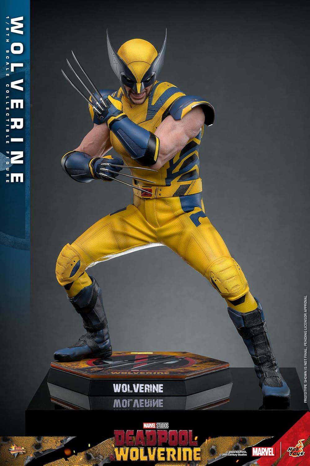 Movie Masterpiece Deadpool & Wolverine Wolverine 1/6 Scale Figure