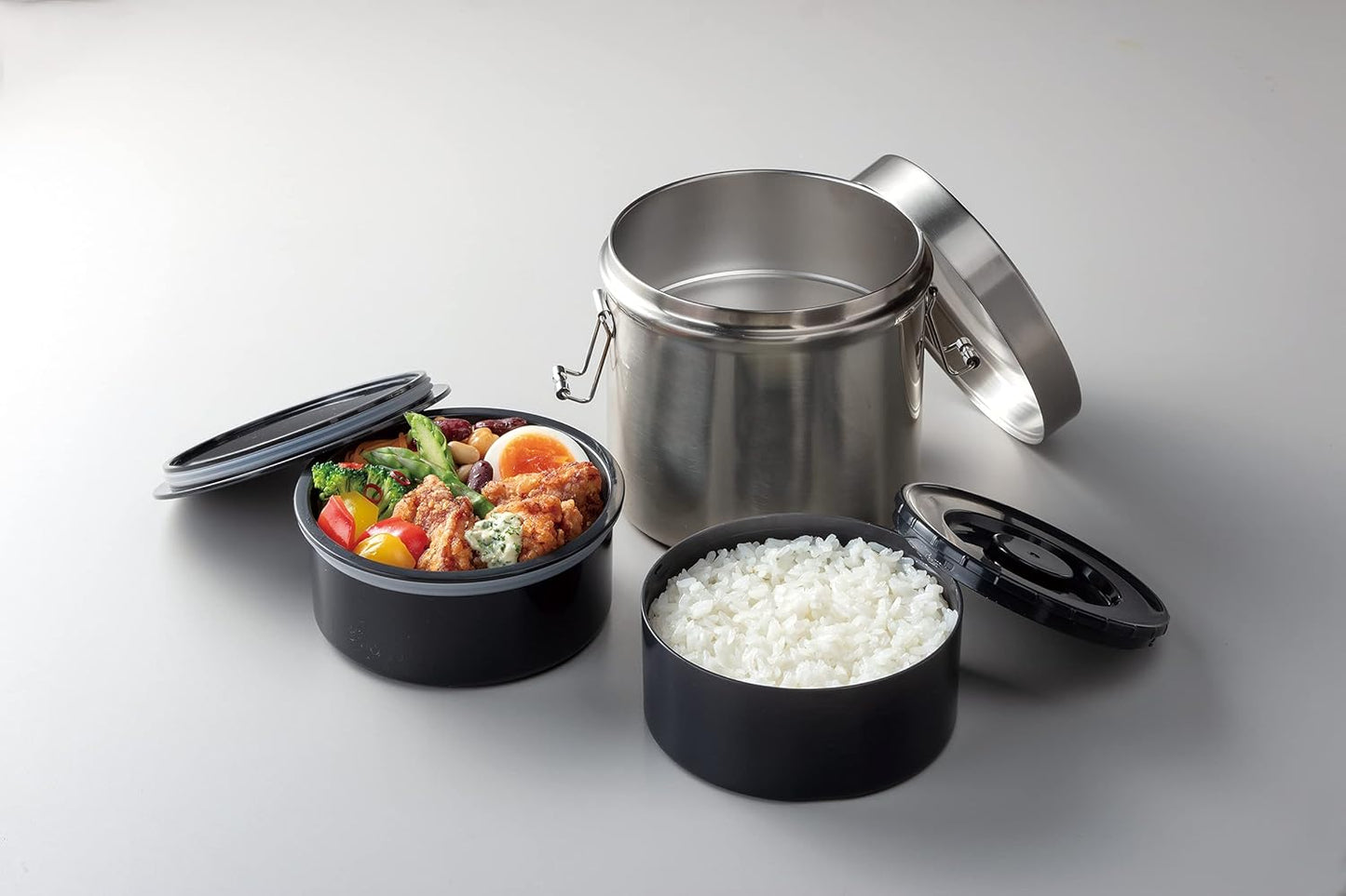 Skater STLB3DXAG-A Insulated and Cooled Vacuum Stainless Steel Bowl-Shaped Lunchbox DX, 27.8 fl oz (820 ml), Ultra-Lightweight, Antibacterial, Basic