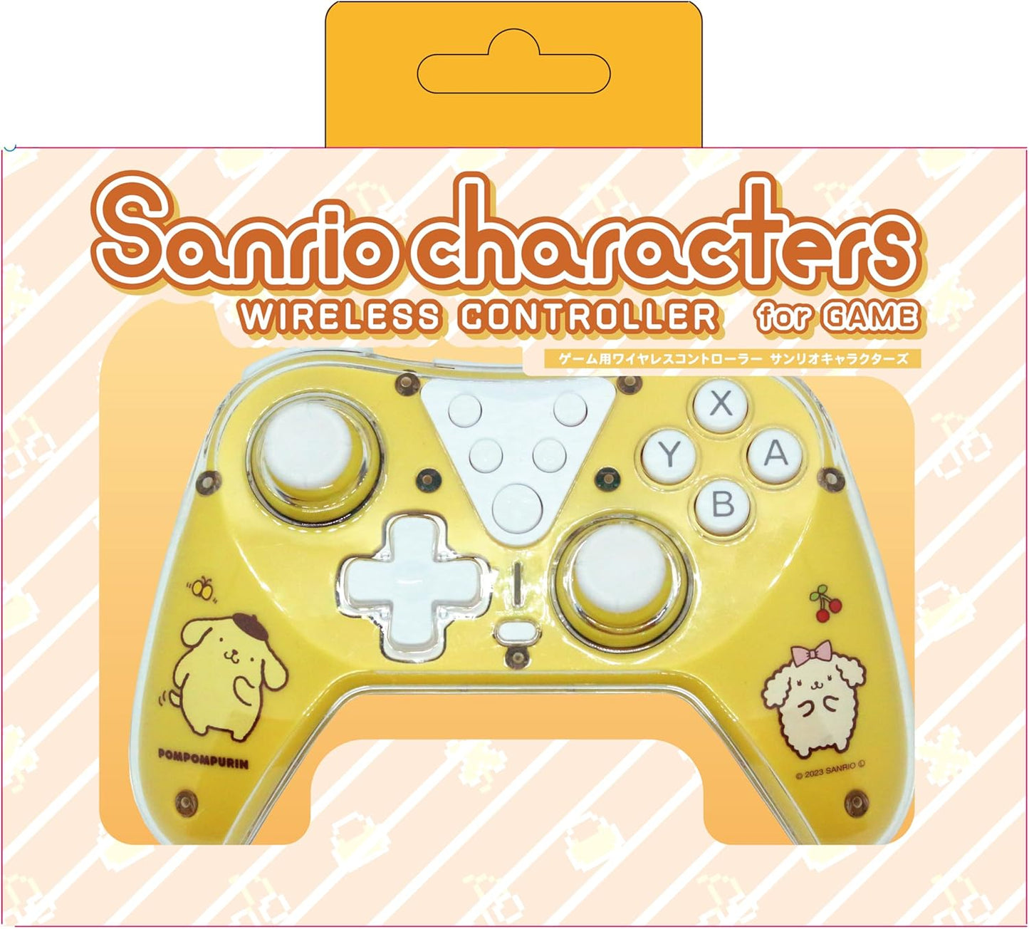 Allone (アローン) Wireless Game Controller #Unipo Sanrio Characters Pompompurin 6.1×2.4×4.1 inches Switch2/Switch/Switch Lite/Organic EL Compatible Yellow Both Wired and Wireless Okay Favorite Character