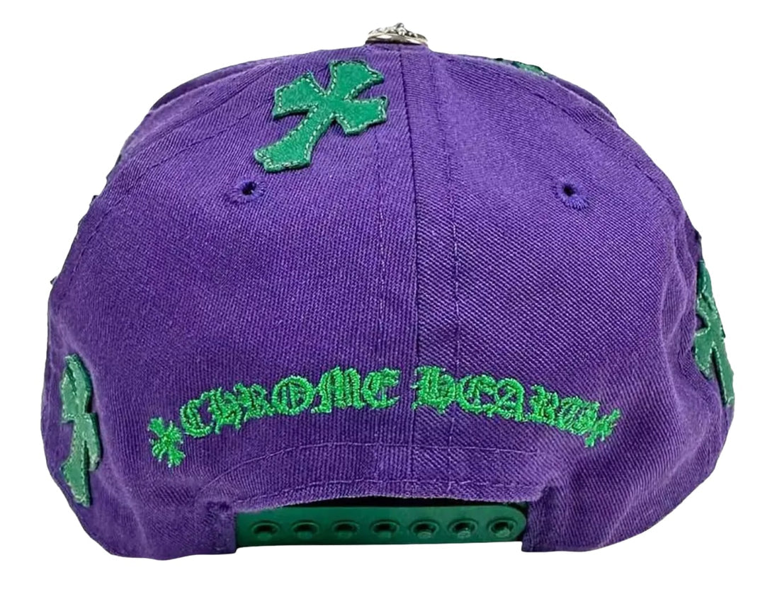 CHROME HEARTS 'SAX PURPLE' CROSS PATCH HAT