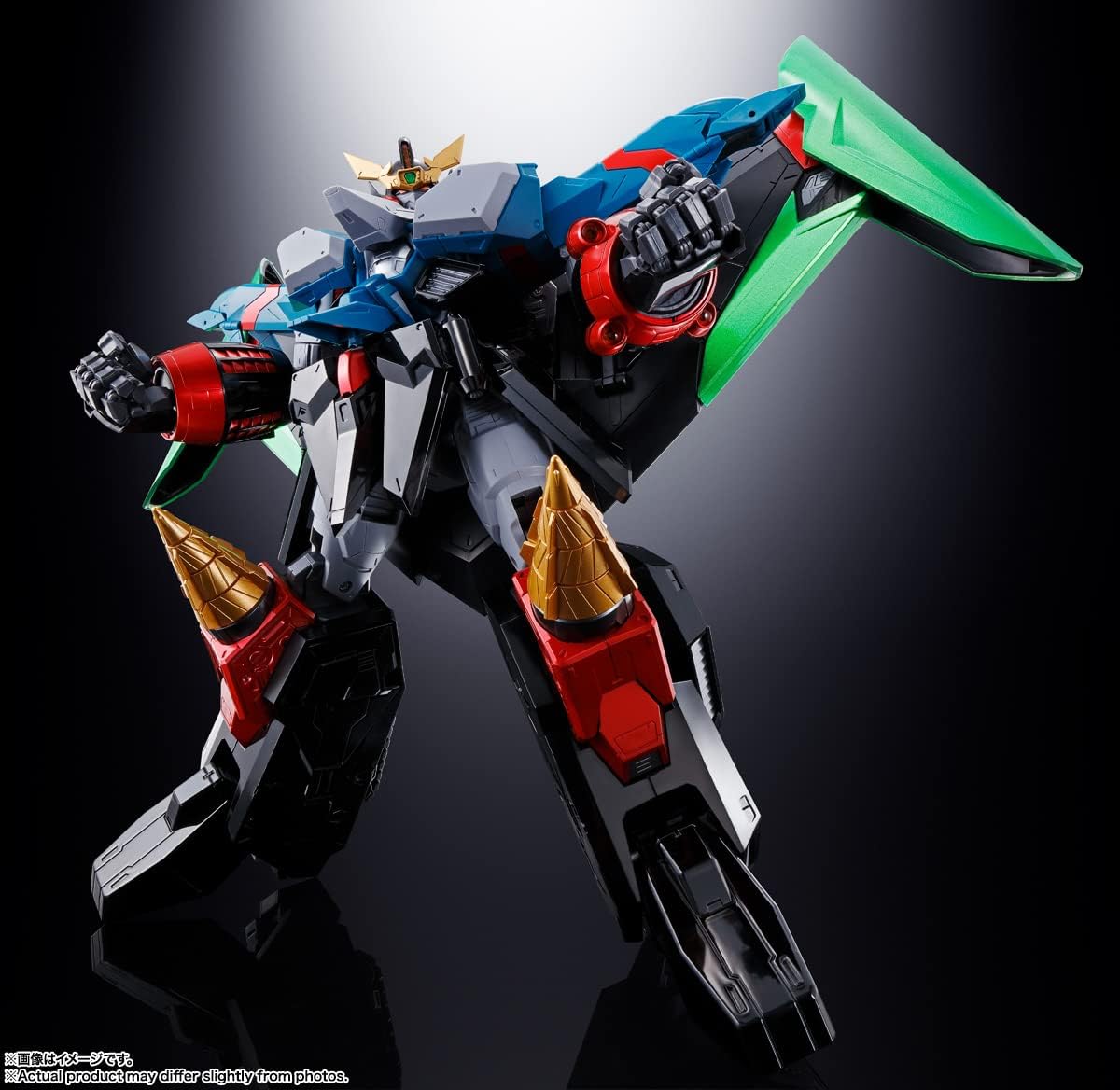 BANDAI SPIRITS Soul of Chogokin GX-104 GaoGaiGar Final Gao Figar, Approx. 10.2 inches (260 mm), Die Cast & ABS & PVC, Painted Action Figure