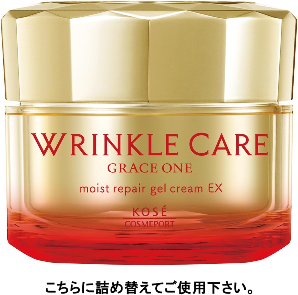 Gray One Wrinkle Care Moist Repair Gel Cream EX Refill All-in-One Wrinkle Improvement 3.2 oz (90 g) Bonus Included