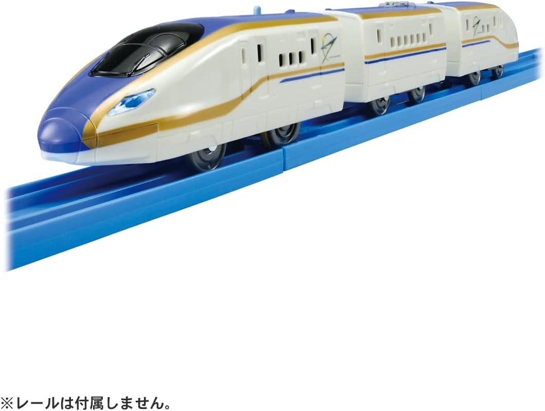 Takara Tomy Plarail S-05 E7 Series Shinkansen Kagayaki with Light, Train Toy, Ages 3 and Up, Passed Toy Safety Standards, ST Mark Certified, PLARAIL TAKARA TOMY