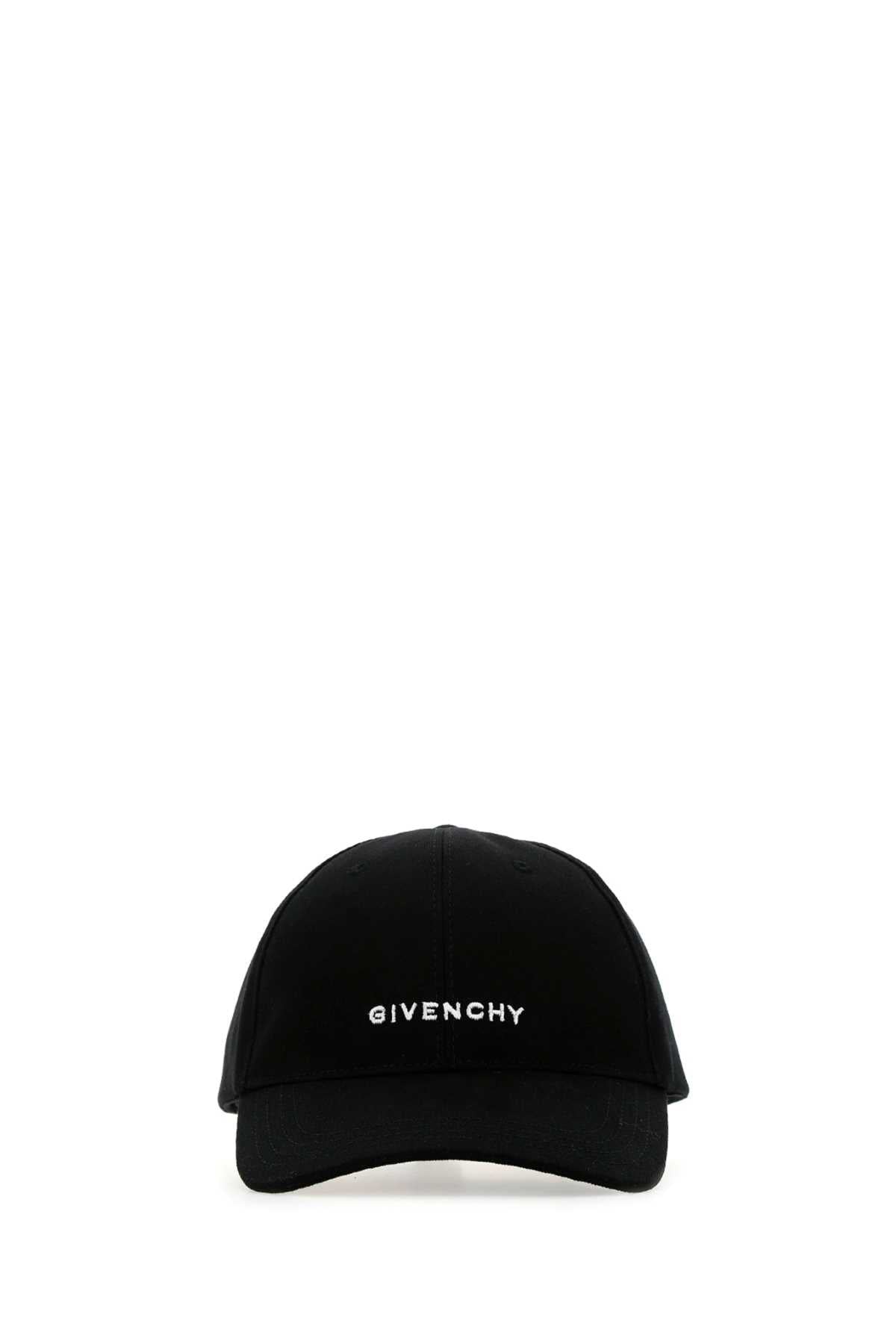 Givenchy Givenchy Black Cotton Baseball Cap - Image 2