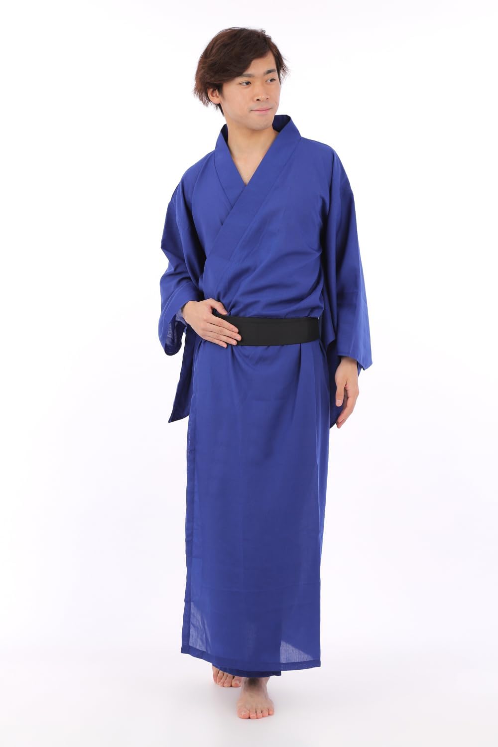 Magic Night Kimono Color Kimono, Blue, 63.0 - 68.9 inches (160 - 175 cm), Cosplay, Costume, Theater, Period Drama, Party