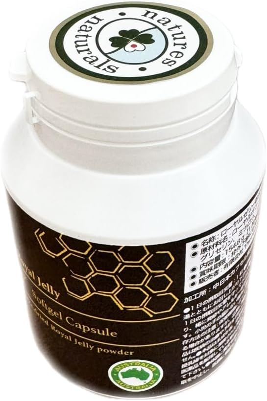 Royal Jelly (100% Australian Freeze Dried Royal Jelly Powder), Contains 1,050 mg, 6% Descentic Acid, GMP Certified, Softgel Capsules (180 Tablets (Bottle))