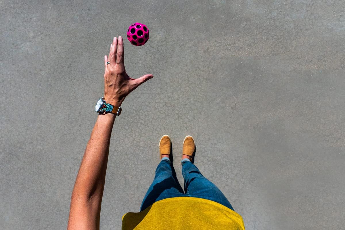 Waboba Moon Ball, Pink, Japanese Authorized Dealer (High Bound Ball, Super Ball)