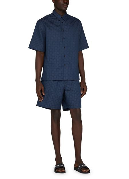 GIVENCHY シャイニー モノグラム72 デニム バミューダ ショーツ - Image 2