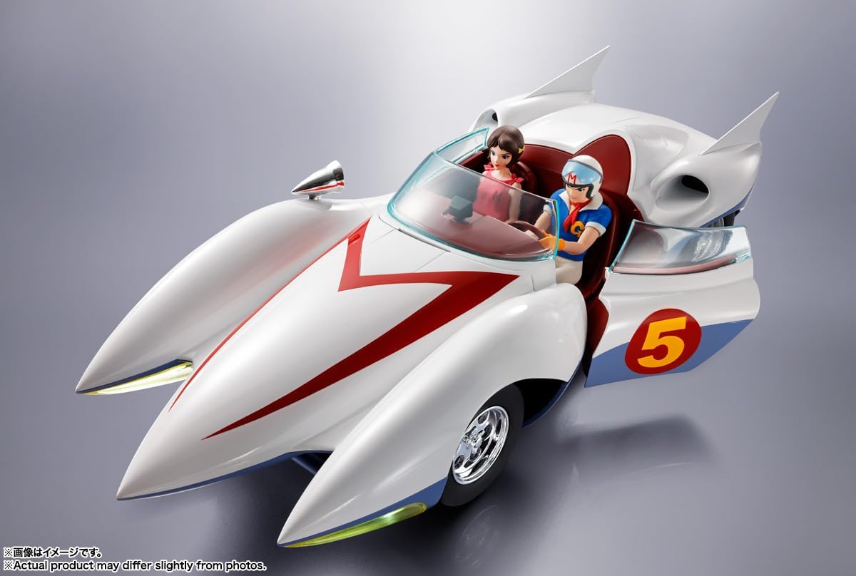 TAMASHII NATIONS Chogokin Mach GoGo Mach No. Approx. 10.6 inches (270 mm), PVC & ABS & Die Cast Pre-painted Action Figure