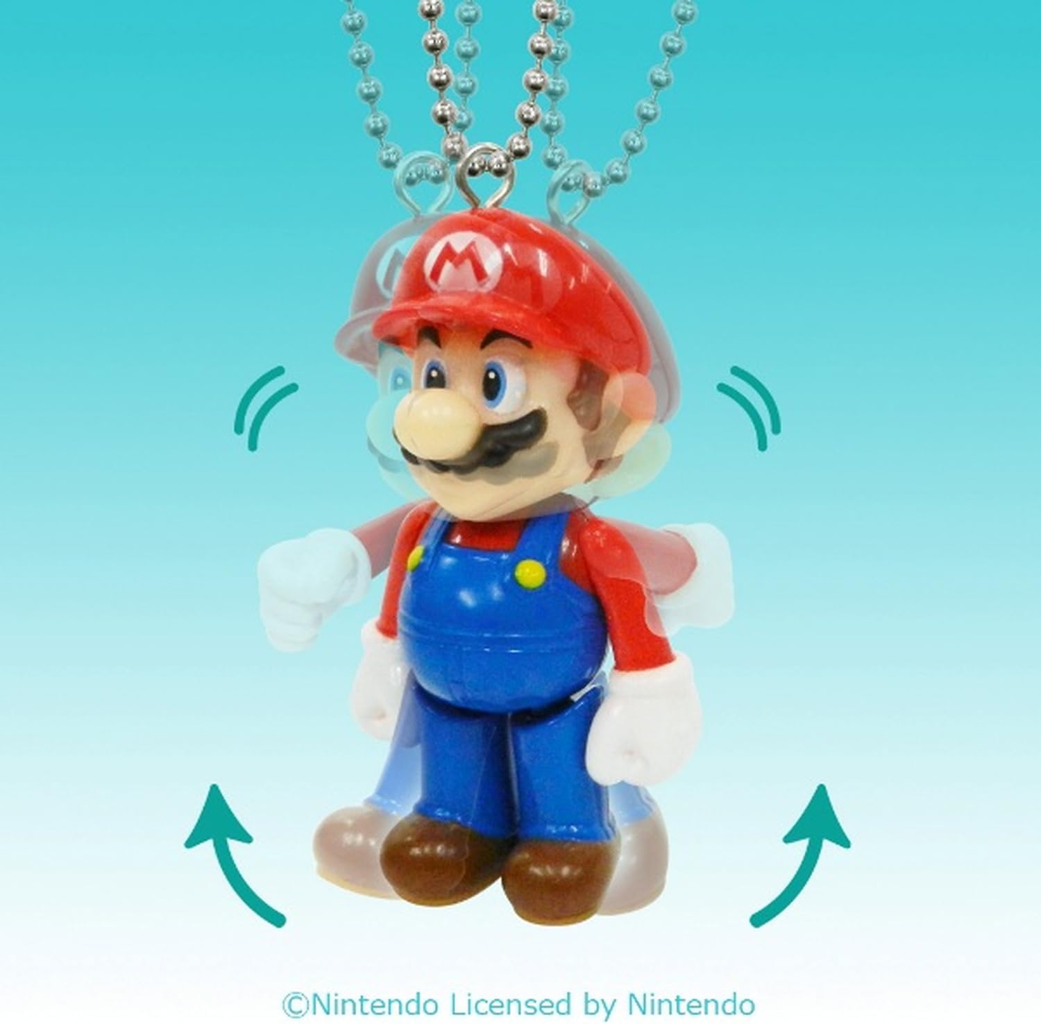 Morimotosangyo Super Mario Swing Mascot Ver.2 Yoshi RM-7725 W1.7 x H2.8 x D1.6 inches (W42 x H71 x D40 mm)
