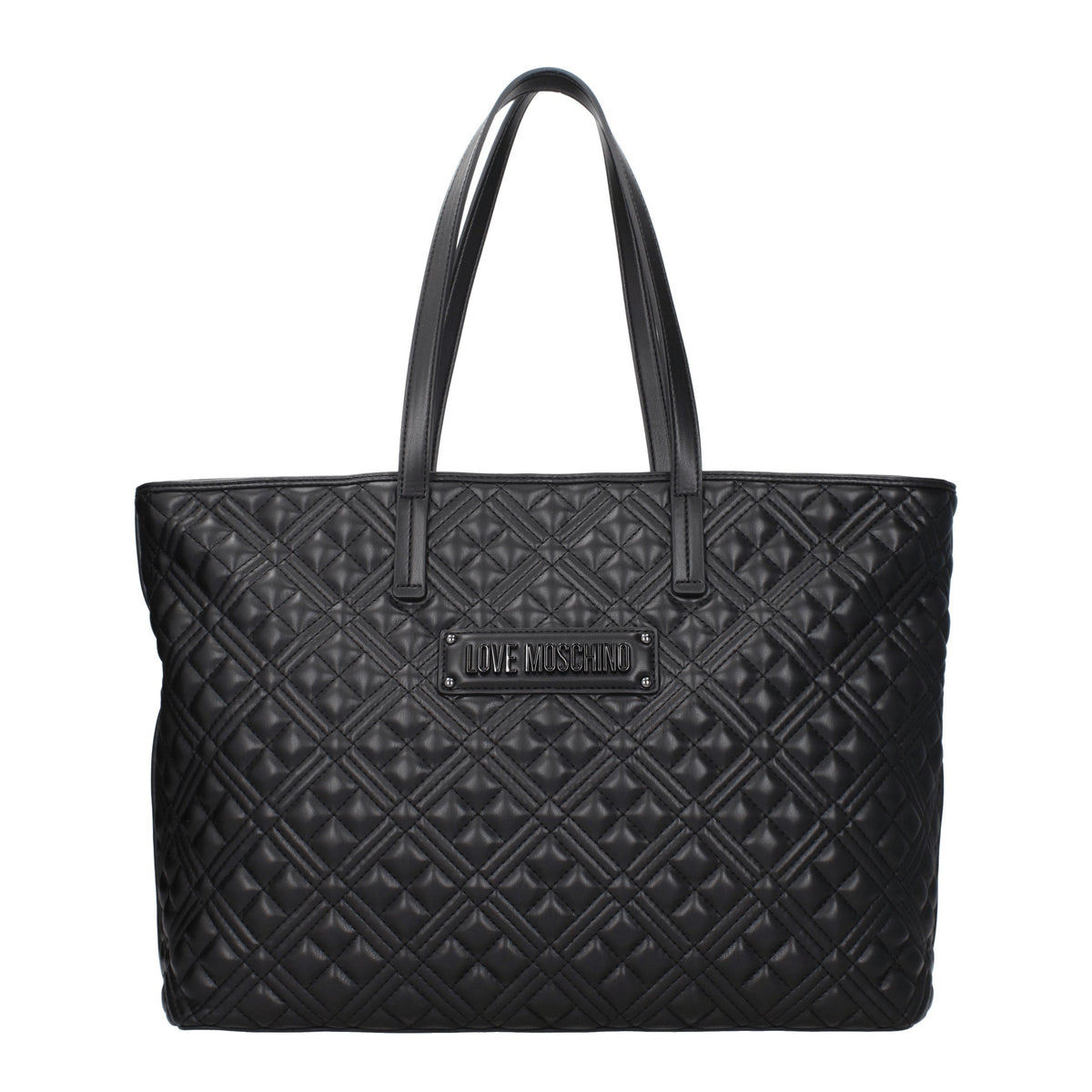Moschino モスキーノのショルダーバッグが大好きな女性ポリウレタンブラック - Image 2