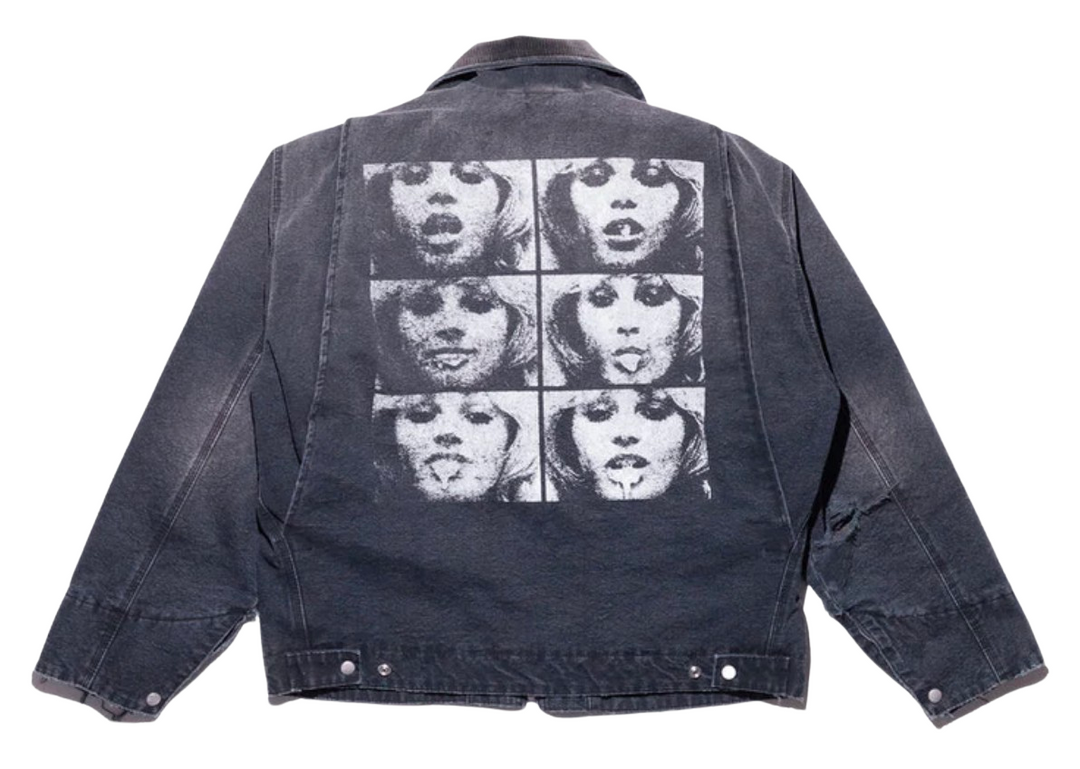 ENFANTS RICHES DÉPRIMÉS 'BLACK' BLANKET LINED WORK JACKET