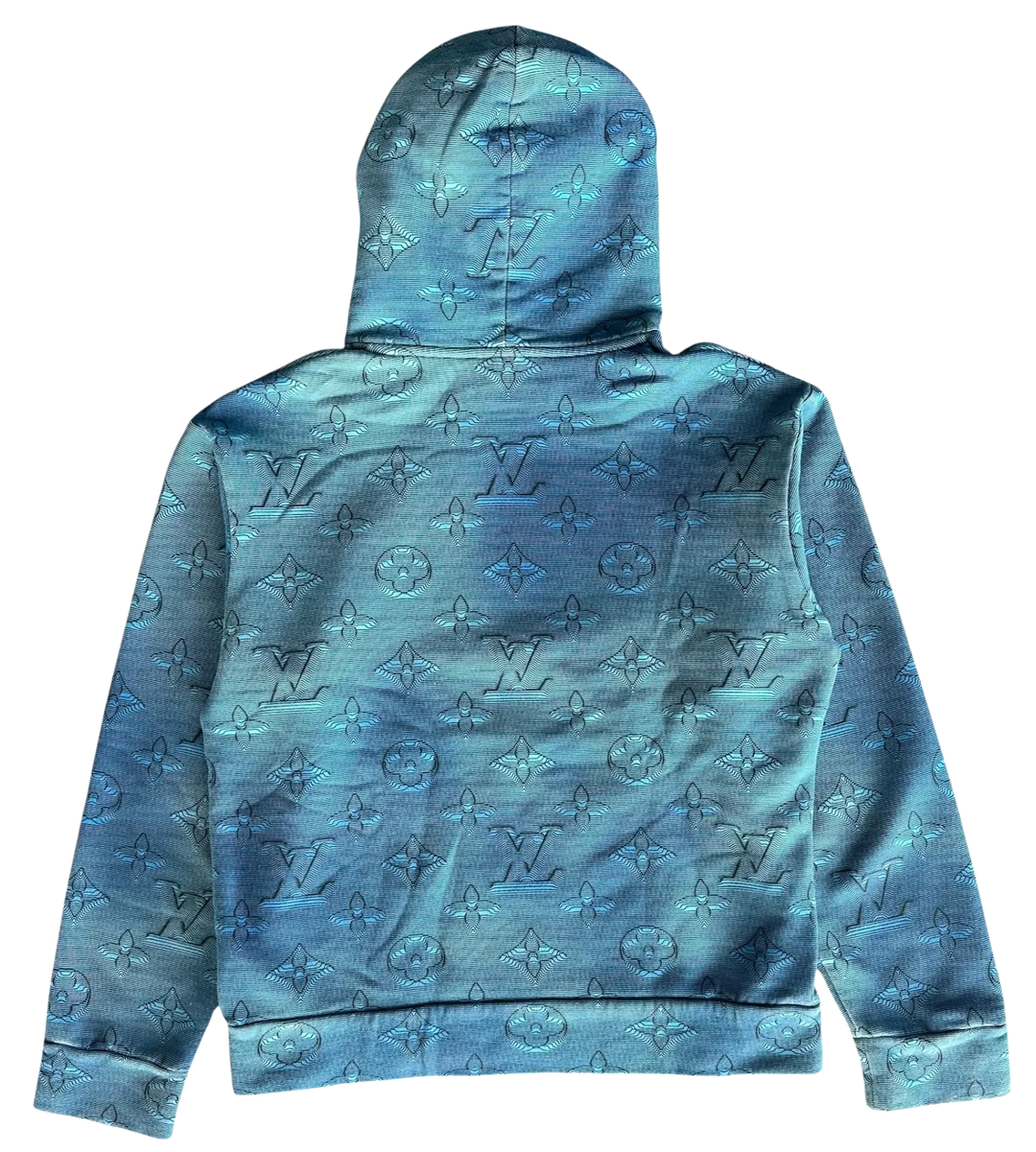 LOUIS VUITTON 'BLUE' 2054 MONOGRAM HOODIE