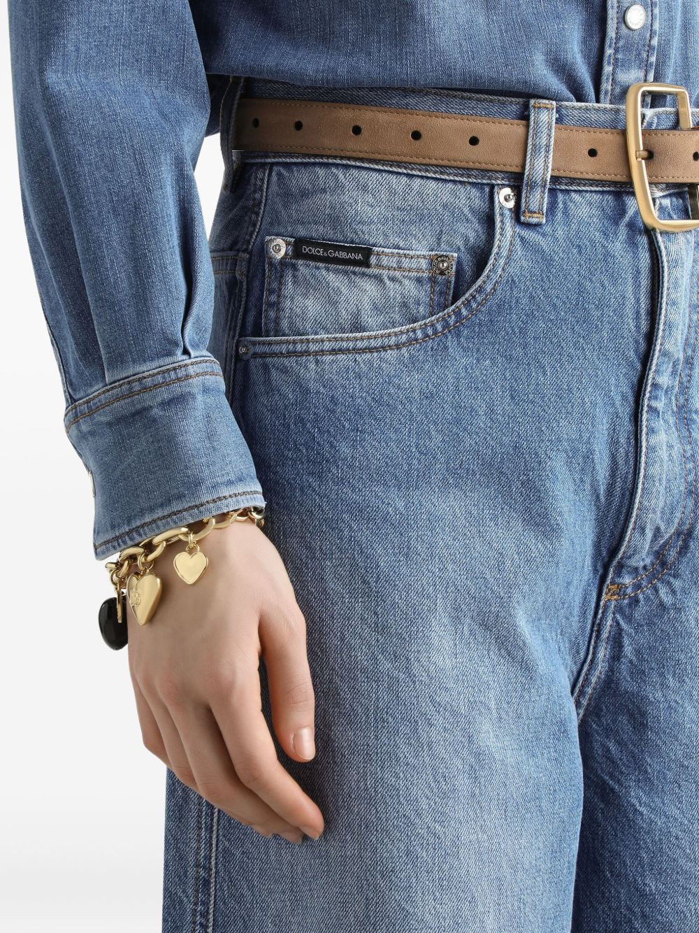 Dolce  Gabbana ドルチェ＆ガッバーナデニムコットンジーンズ - Image 2