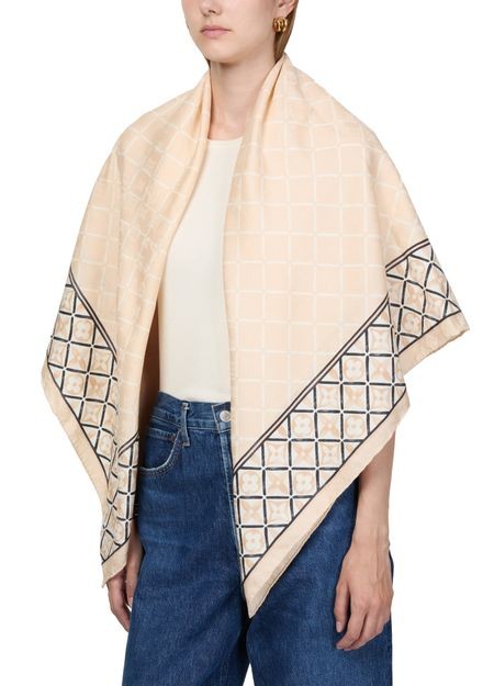 LOUIS VUITTON Monogram Flower Tile Shawl - Image 2