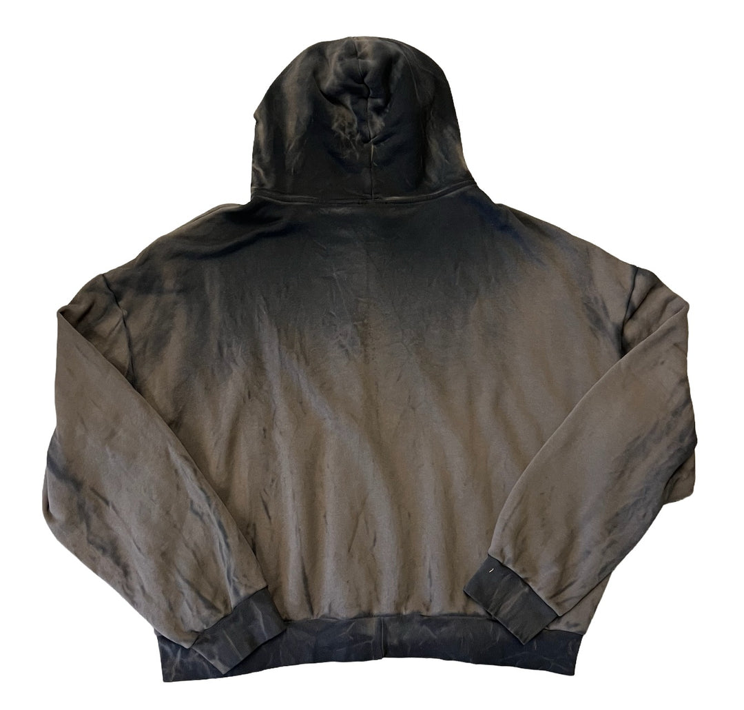 BOSSI 'GOLD HEAVY METAL' WASHED GREY ZIP-UP