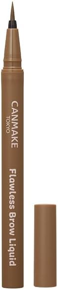 Canmake Flores Brow Liquid 02 Citron Brown 0.5ml Liquid Eyebrow Charcoal Powder Matte Light Brown