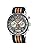 Seiko SSB403P1 Men's Chronograph Quartz Wristwatch, Gray Dial, Multi-Color Nylon Strap