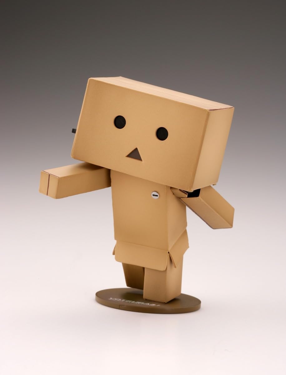 Kaiyodo Revoltech Danbo Mini, Total Height: Approx. 3.1 inches (80 mm), Non-scale, PVC & ABS, Pre-painted Action Figure