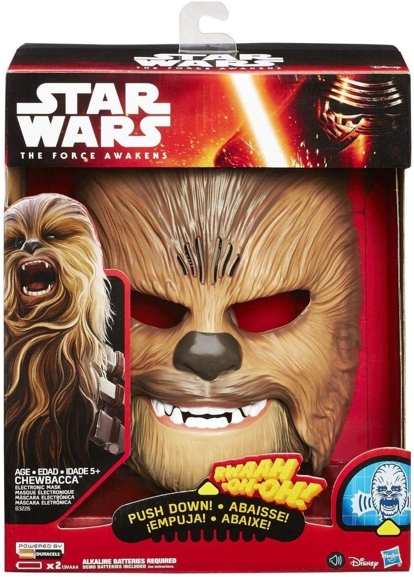 Máscara electrónica de Chewbacca, Star Wars The Force Awakens , Estándar, Marrón