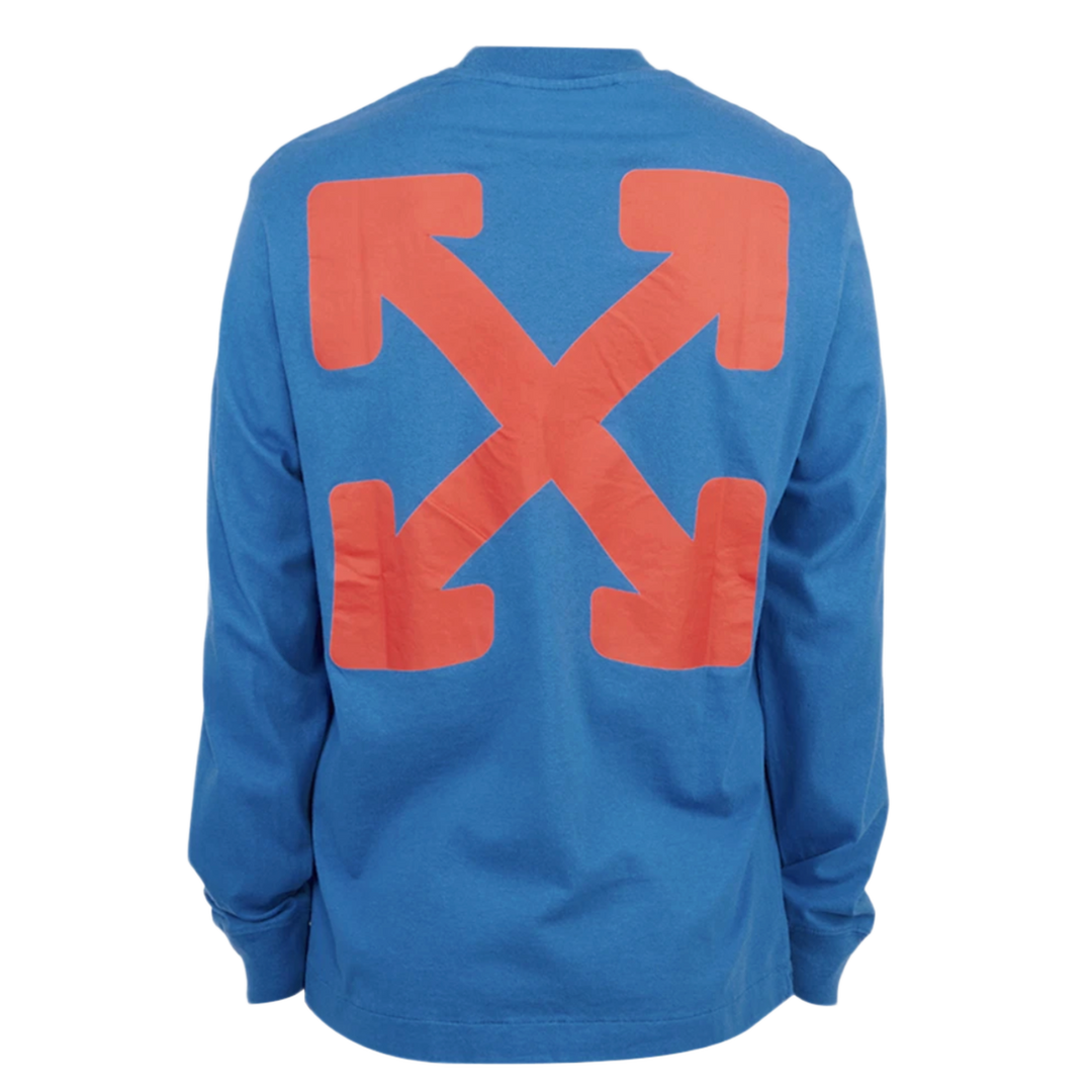 OFF-WHITE 'EMOTIONALLY AVAILABLE' BLUE LONGSLEEVE