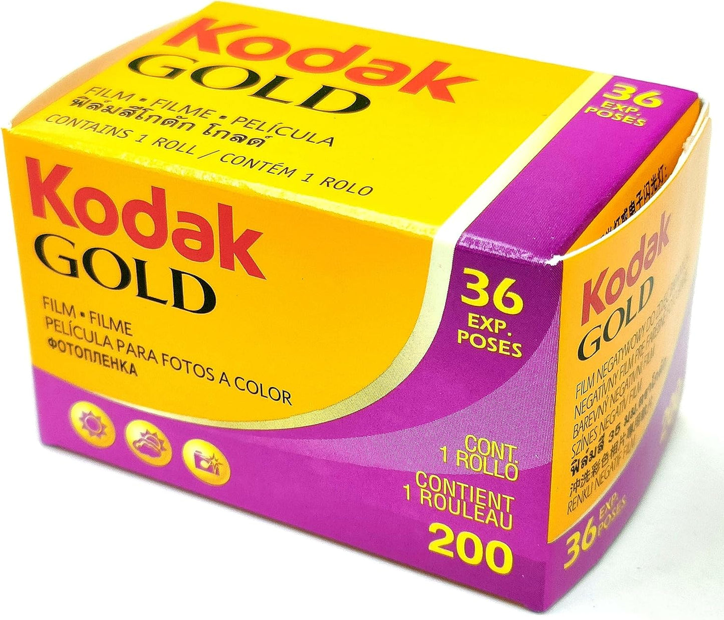 Kodak Color Negative Film, Kodak Gold, 200-135-36 Sheets