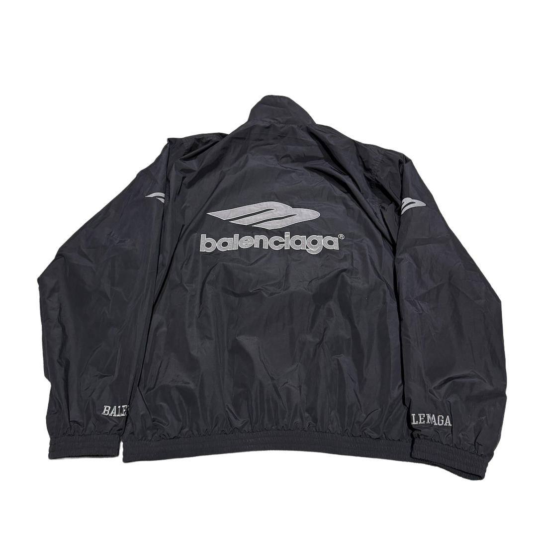 BALENCIAGA '3B FOOTBALL' BLACK TRACKSUIT JACKET