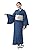 Taiyutafu Denim Kimono, Women's, Tailored, Washable Kimono, Yukata