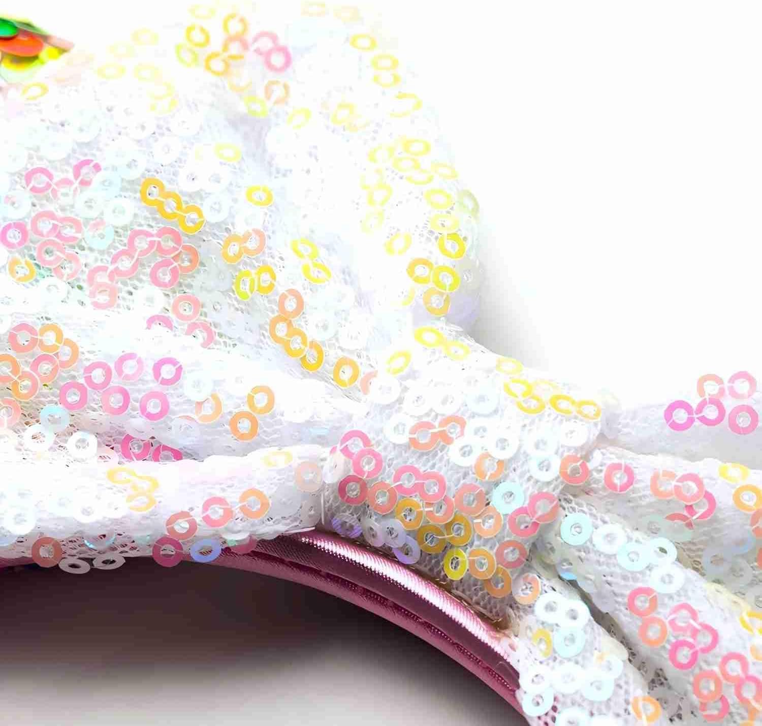 Mouse Ears Headband for Women Girls Gift for Women Girls Role Play Accessories Party Decoration (Rainbow)