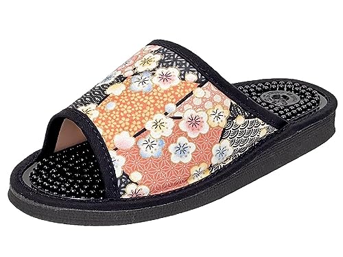 Daiming Shokai Women's Health Sandals, Japanese Pattern, Japanese Style, Slippers, Made in Japan