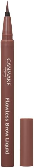 Canmake Flores Brow Liquid 04 Raspberry Brown 0.5ml Liquid Eyebrow Charcoal Powder Matte Pink Brown